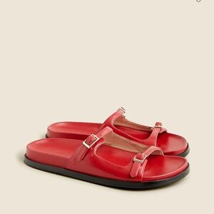 Colbie buckle sandals in leather JCREW
